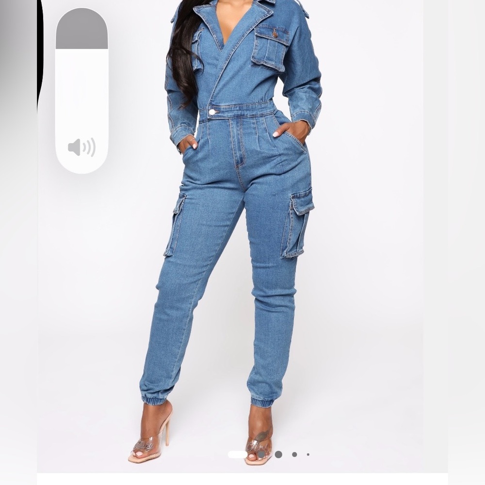 Stylish Blue Denim Jumpsuit